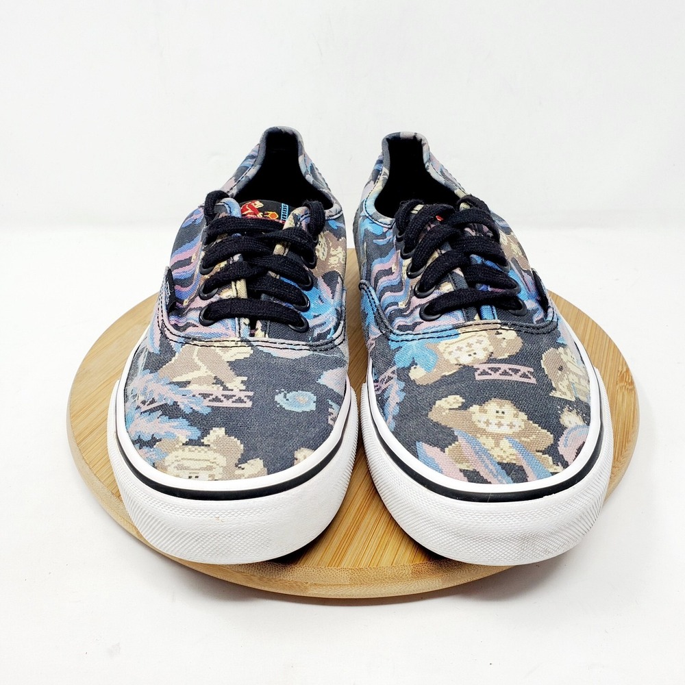 Vans Nintendo Donkey‎ Kong Shoes Womens 8 Low Faded Lace Up Authentic Mens 6.5 - Picture 4 of 16